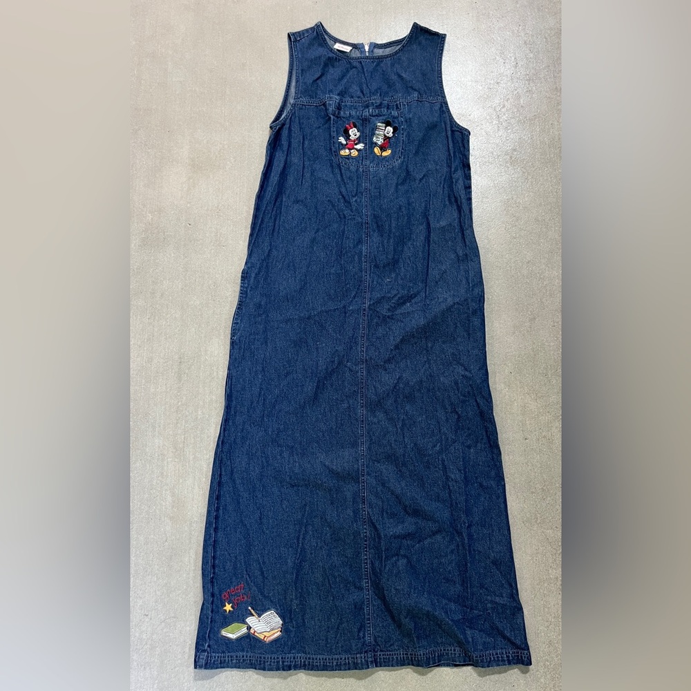 Vintage Disney Maxi Jean Dress - EUC Size M